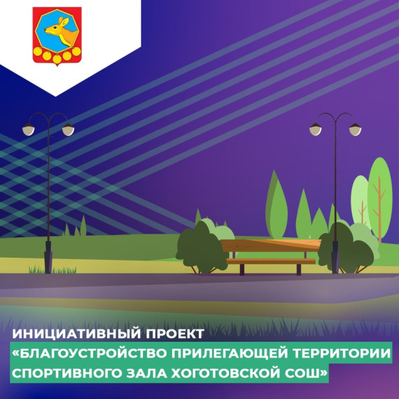 Благоустройство прилегающей территории спортивного зала Хоготовской СОШ.